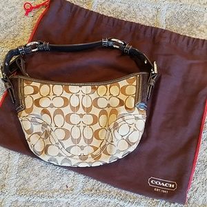 Like new Coach signature print bag